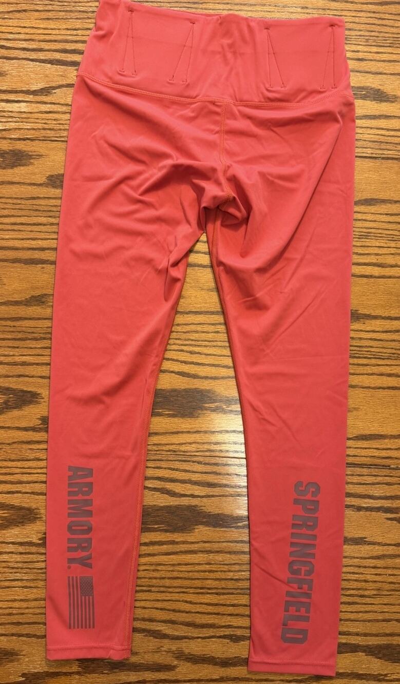 Alexo Athletica Leggings Womens XL Red Concealed Carry Springfield NEW
